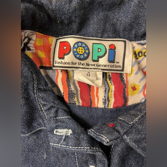 Y2K Dress Denim Patchwork Size 4 - Picture 3 of 7